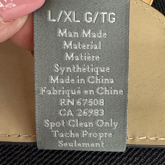 Vince Camuto Collection Black  Circle & Bar Interlocking Expandable Belt  L/XL - Picture 6 of 8